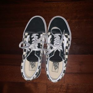 Black&White Checkerboard Vans